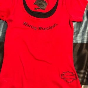 Sz small. Harley Davidson top